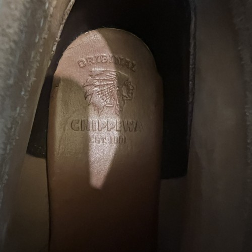 Chippewa Vibram Botas de Trabajo Cuero EE. UU. Artesanales Bronceado Renegado Chukka 9.5 E - Imagen 4 de 11