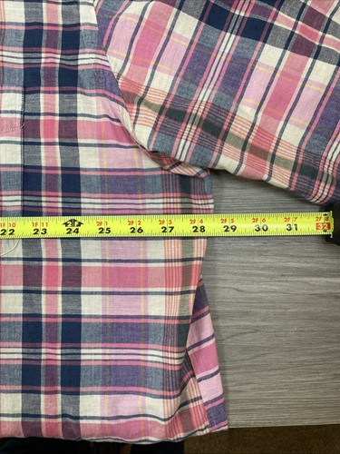 Polo Ralph Lauren Blake Shirt Mens 2XLT Pink Blue Button Up Short Sleeve - Picture 6 of 8
