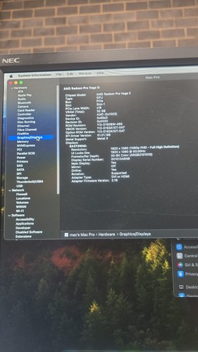 Apple Mac pro 2019 12 core Intel Xeon 3.3Ghz 96GB 1TB SSD AMD RADEON PRO VEGA II - Picture 14 of 19
