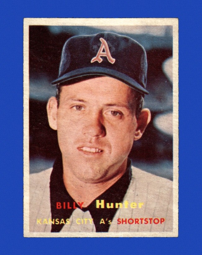 1957 Topps Set-Break #207 Gordon(Billy) Hunter EX-EXMINT *GMCARDS*