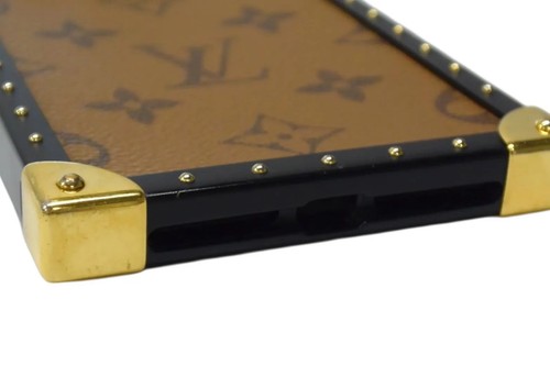 Coque smartphone LOUIS VUITTON M64487 marron monogramme toile plastique 9x17 unisexe - Photo 7 sur 12