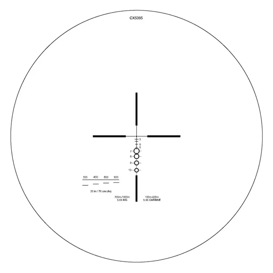 Прицел винтовочный Elcan SpecterDR 1x/4x5,56 мм FDE с прицелом XOPTEK (DOV4-T265-C10-X3) - Изображение 2 из 2