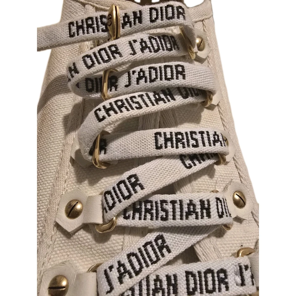 Authentic Christian Dior Walk’n’Dior Sneakers White Size 40 - Image 2 of 4