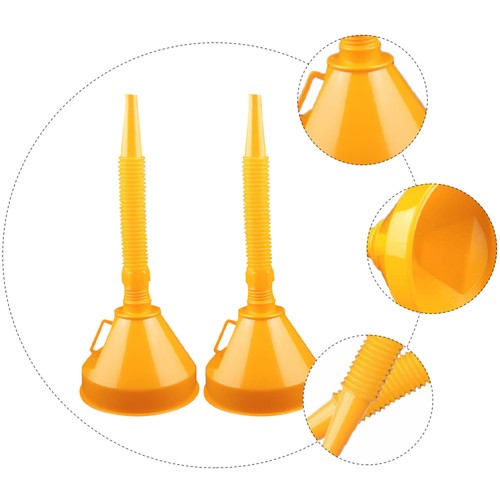 2 Pcs Thickened Oil Bucket Child Engine Funnel with Strainer Gasoline - Picture 6 of 12