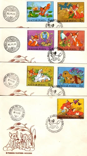 HUNGARY-1982. FDC  - Cartoon/ VUK the Fox  MNH!!! Mi:3580-3586.