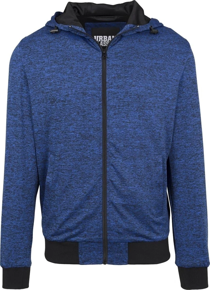 Chaqueta deportiva de entrenamiento Urban Classics para hombre, azul real/negro, XX grande Foto 4 de 4