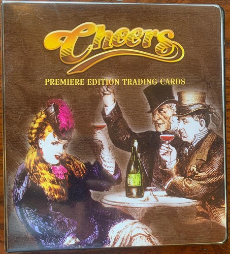 Cheers TV Show Seasons 1-4 Premiere Edition Trading Card Album with P2 Promo
