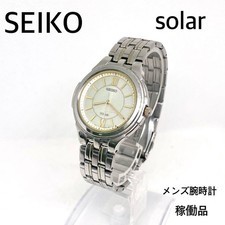 Operational SEIKO Solar Men s Wristwatch Solar V181 0AK0