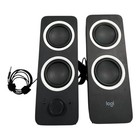 Logitech Z200 Multimedia Computer Speakers Black Stereo Audio PC Laptop