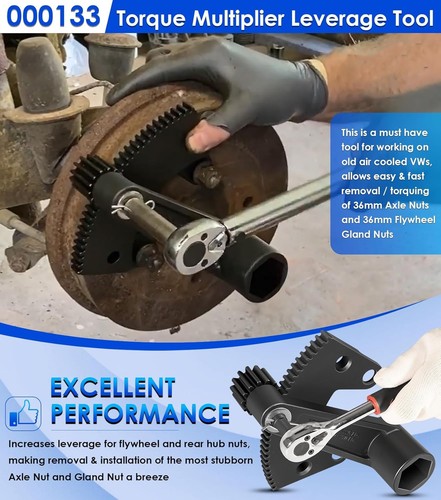 Torque Multiplier Leverage Tool 000133 Fits for Classic Vw Bug/Volkswagen Beetle