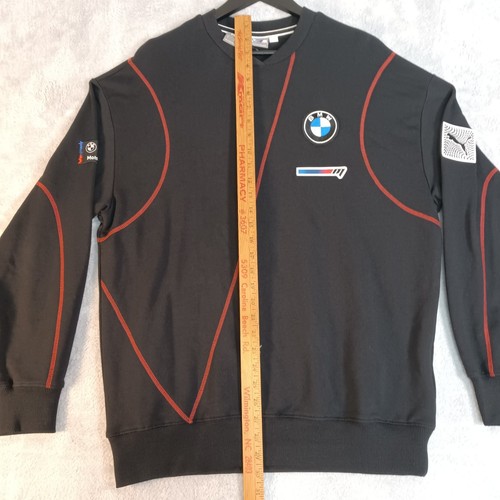 Puma BMW Motorsport Garage Crewneck Sweatshirt 621027_01 Herren Schwarz Gr. M Neu - Bild 8 von 11