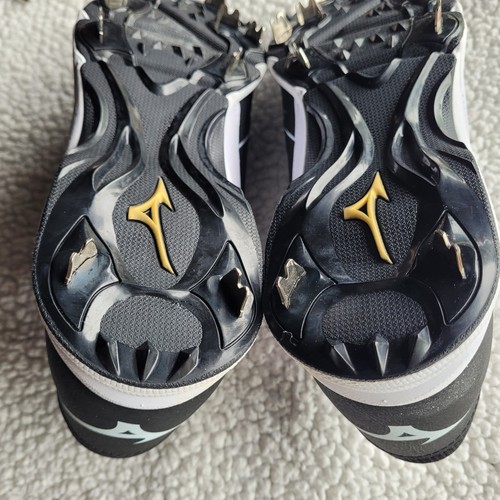 Mizuno 9-Spike Swagger 2 Low Baseball Metal Cleats Spikes Men's 9.5, Black. NWOT - Picture 15 of 17