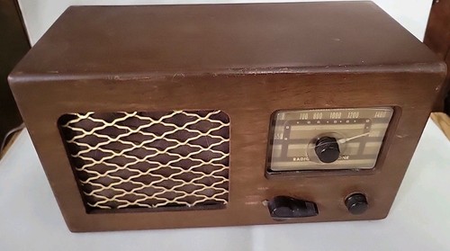 Setchell Carlson Wooden Table Radio Dorafone Tube Tested Working Loud - Picture 21 of 22