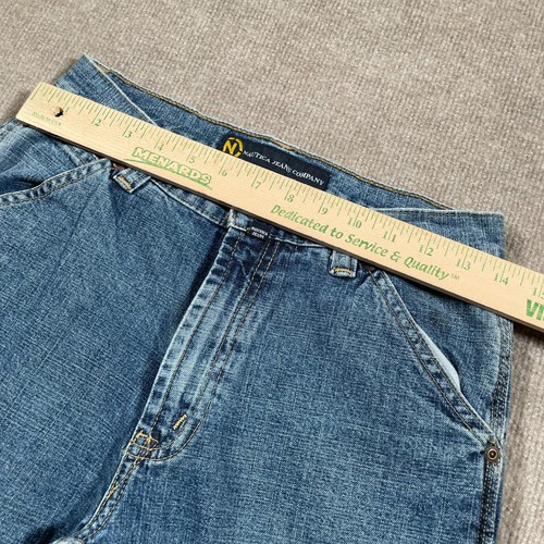 Vintage Nautica Denim Jeans Boys Size 14 Blue Medium Wash Straight Leg Utility - Picture 10 of 14