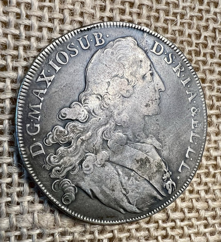 1768 Deutsche Staaten Bayern Taler Welt Silbermünze Madonna & Kind - Bild 5 von 7