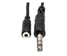 Hosa MHE-310 10-foot 1/8" TRS Female to 1/4" Male Headphone Extension Cable 10ft