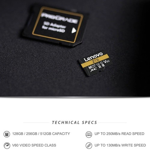Carte mémoire Micro SDHC SDXC 128 Go 512 Go 1 To 2 To 100 Mo/s classe de vitesse 10 UHS-1 - Photo 11 sur 19