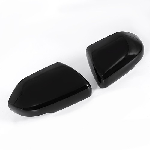 Pair For Ford Explorer 2020-2024 Gloss Black Exterior Rearview Mirror Cover Trim - Picture 9 of 13