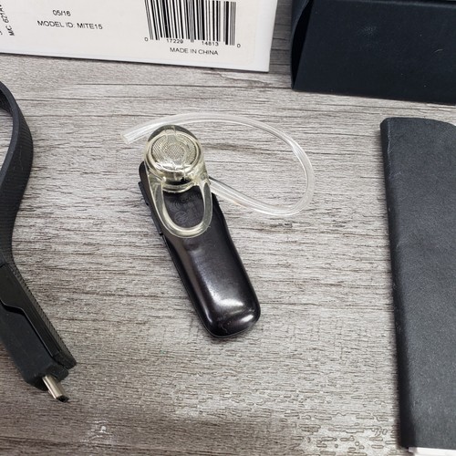 Plantronics Explorer 500 Wireless Bluetooth Headset HD Voice Phone Black -Tested - Picture 3 of 7