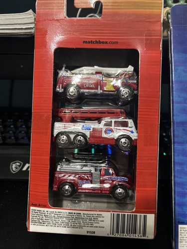 Matchbox Fire Heroes & Police Heroes - 2002 Hero City Three Pack. Sealed - Afbeelding 4 van 5