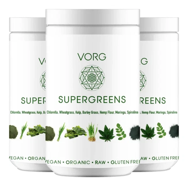 SuperGreens — суперпродуктовый порошок с хлореллой, ячменной травой 90 порций 16 унций - Изображение 2 из 2
