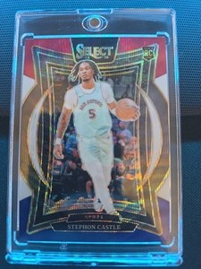 2024-25 Panini Select - Concourse Stephon Castle #72 Tri-Color Prizm (RC)