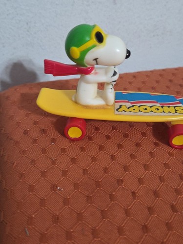 Vintage 1965 1966 Pilot Snoopy On Skateboard Figur Aviva Hong Kong - Bild 8 von 14