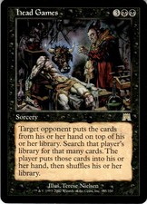 2002 Magic The Gathering Onslaught Head Games #155 Light Play