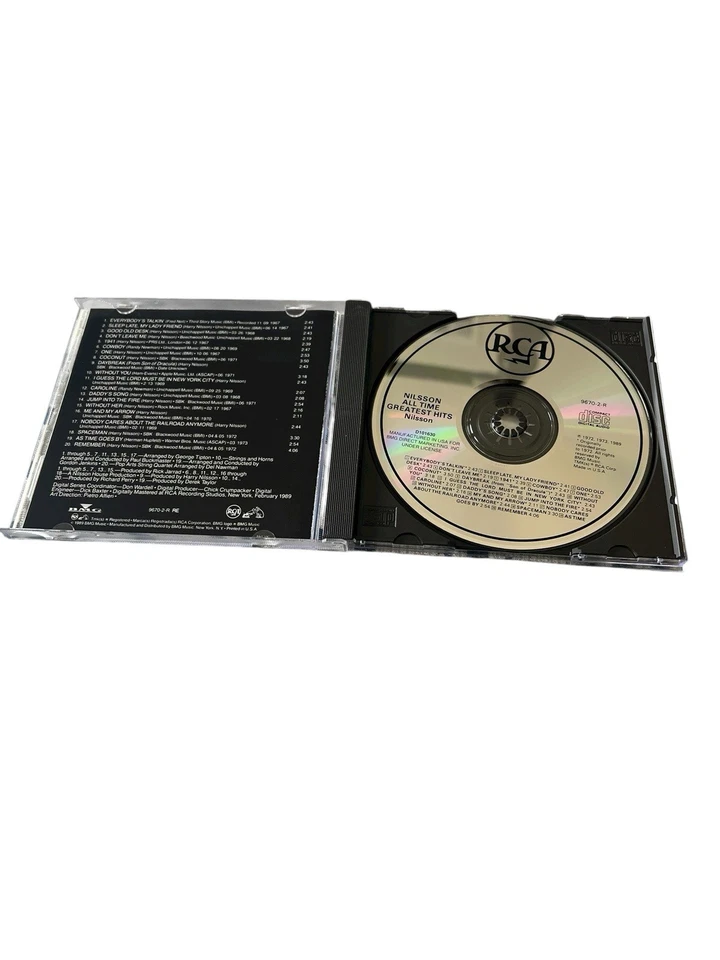 HARRY NILSSON "ALL TIME GREATEST HITS (CD) Singer/Songwriter 20 Tracks Foto 3 de 4