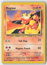 Magmar 40/111 Uncommon Neo Genesis Pokemon Unlimited Moderately Played