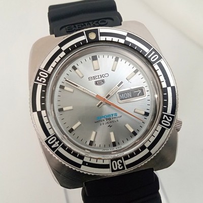 EXC+5] Vintage 1969 SEIKO 5 Sports Rally Diver 5126-8130