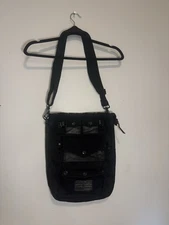 Diesel Vintage 90s Messenger Bag Y2K Era Purse Shoulder Bag Black Rare