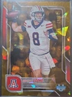 2025 Bowman Chrome University Football Gold Refractor Braedyn Locke #40