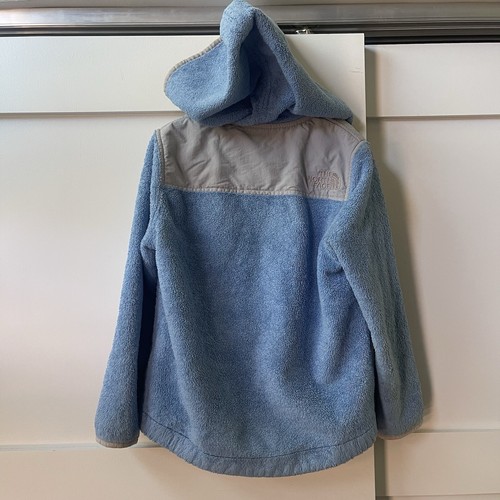 Northface Hoodie Blue Girls S With Zipper - Picture 2 of 3