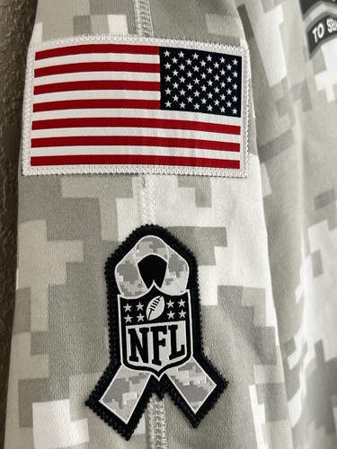 Autentica felpa con cappuccio uomo San Francisco 49ers 2024 Salute to Service pullover mimetico - Foto 3 di 5