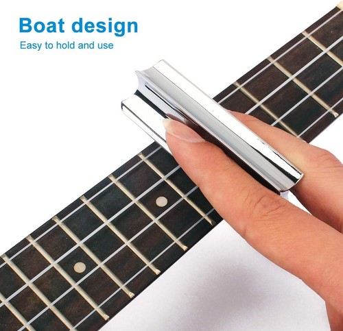 Alnicov Stainless Steel Guitar Slide Tone Bar for Dobro, Lap Guitar,... - Picture 4 of 7