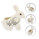  Cartoon Kaninchenform Blumenpot Keramik Pflanzer Sukkulenter