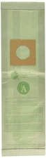 Vacuum Cleaner Bags for Upright Vacs, Pack of 3, White-Green, Type A, Part # ...