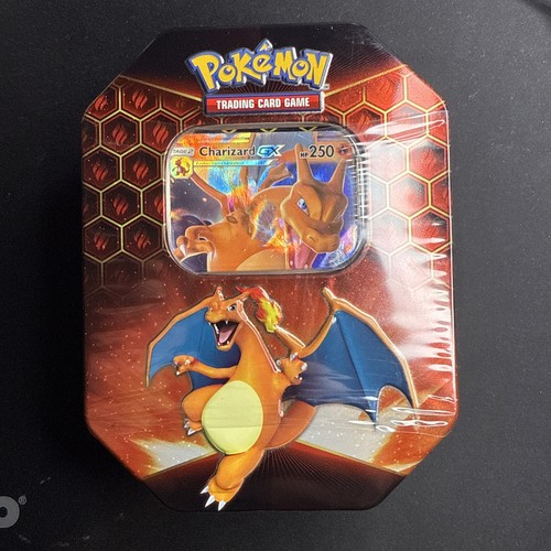 Hidden Fates Charizard Tin Factory Sealed Pokémon English