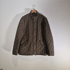 Barbour Chelsea Sportsquilt Jacket Brown Size L Hunting Fishing Country Core