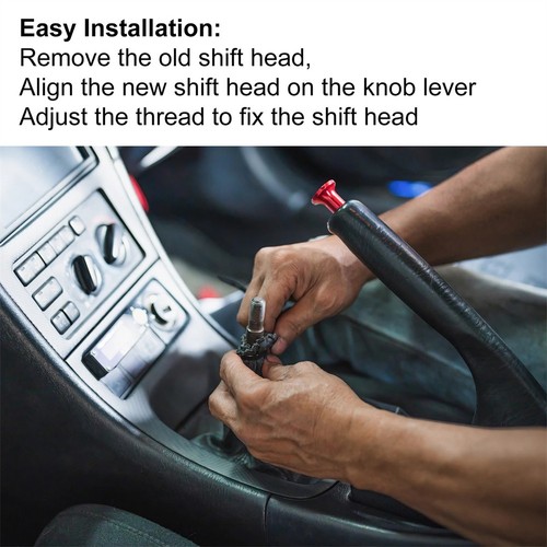 Gear Shift Knob 5 Speed Shifter Car Interior Upgrade Easy Installation Feature - Picture 10 of 11