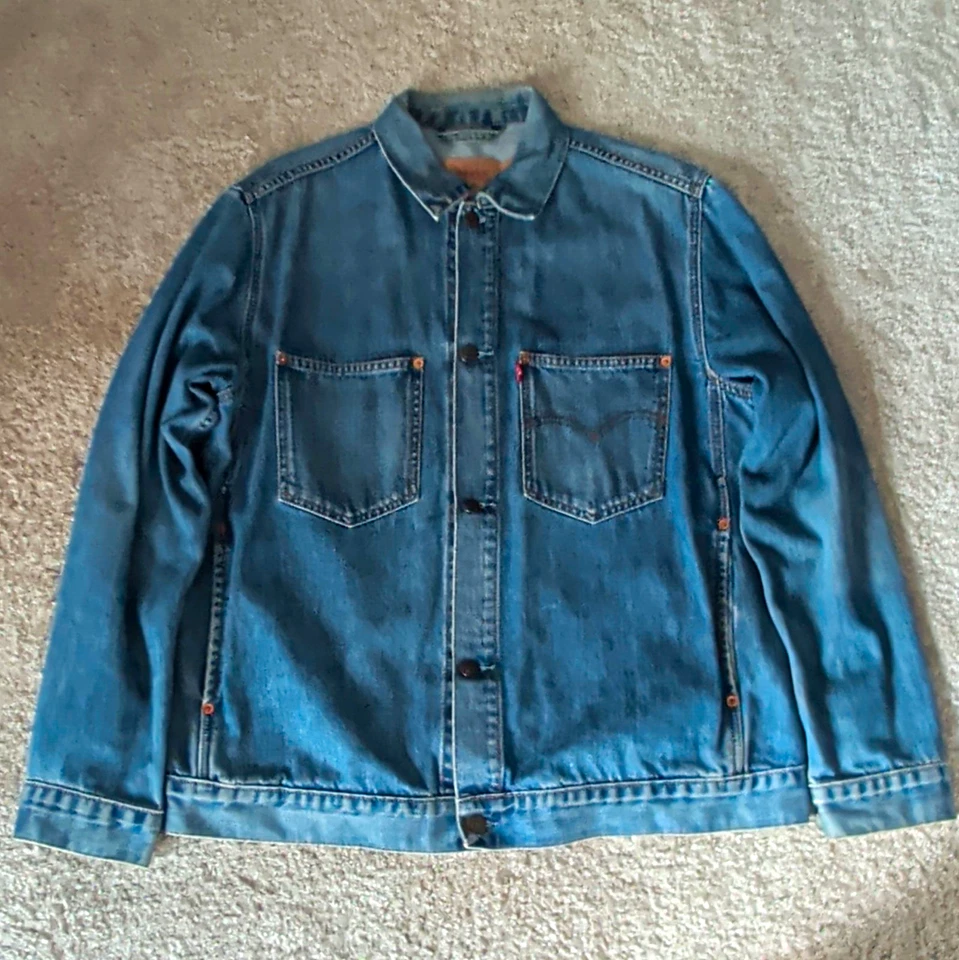 Levis Lvc . 70511 04 Blue Denim Jacket Y2k 90s Vtg USA  Men’s L, photo 1 of 5