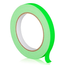 GEYYANG Spike Tape, Green Fluorescent Gaffers Tape 1/2 Inch X 20 Yards, Bright N
