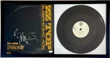 Billy Gibbons Signed ZZ Top Sleeping Bag 4:02 Vinyl LP Framed Display JSA COA