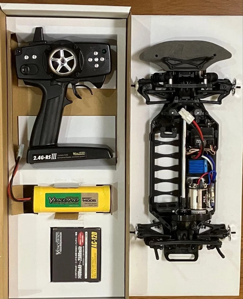 Yokomo Drift Racer Chassis Assembled Complete Never Run Rc Car Drift Ready - Image 4 of 4