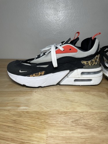 Nike W Air Max Furyosa Leopard Black Red White DH5104 002 Women's Shoe Size 8.5! - Picture 6 of 17