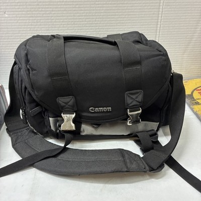Canon Large Camera & Lens Case Gadget Bag Black Shoulder Strap