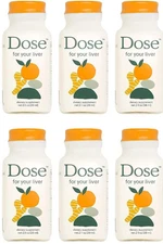 6 PACK  DOSE For Your Liver Support Supplement Cleanse Fatty Enzyme Function 2oz