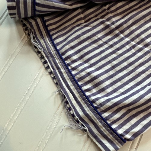 Brooks Brothers Est. 1818 Pajama Set Mens M Purple White Shirt Pants Seersucker - Picture 5 of 11