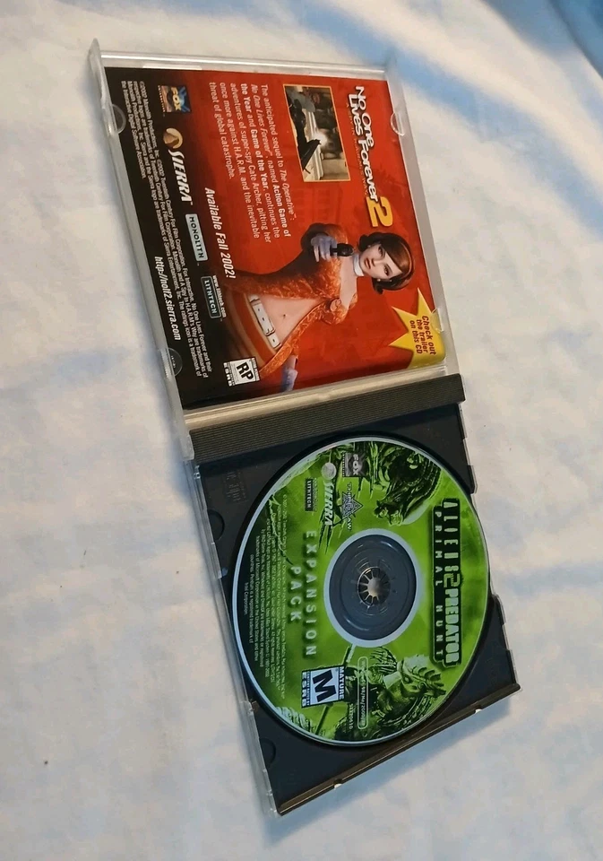 Alien vs Predator 2 The Primal Hunt Expansion Pack PC Game 2002 AVP VG+ CD - Image 3 of 3
